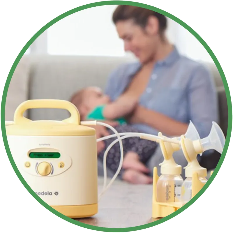 Milchpumpenverleih bei el-Apotheke Bergedorf